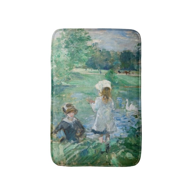 Tapis De Bain Berthe Morisot - À côté d'un lac (Devant (Vertical))