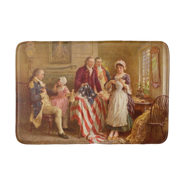 Tapis De Bain Betsy Ross, 1777 (Histoire américaine) (Patriote a (Devant)