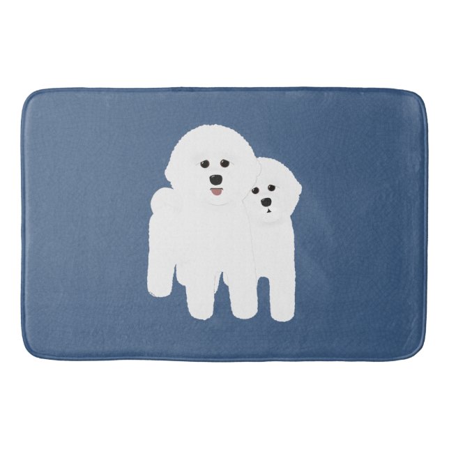 Tapis De Bain Bichon Frise Bathmat (Devant)