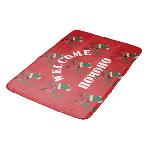 Tapis De Bain Bienvenue à la maison pour Noël