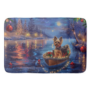 Tapis De Bain Biewer Terrier Noël Festive Voyage