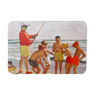 Tapis De Bain Big Pole Little Fish par Richard Sargent