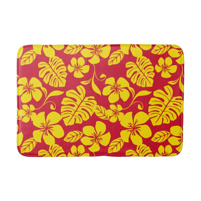 TAPIS DE BAIN BIKINI ROSE (ROUGE/OR) (Devant)