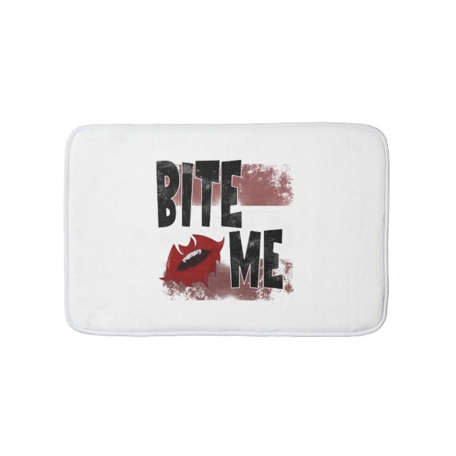 Tapis De Bain Bite me - Citation Cool - Halloween - Bat (Devant)