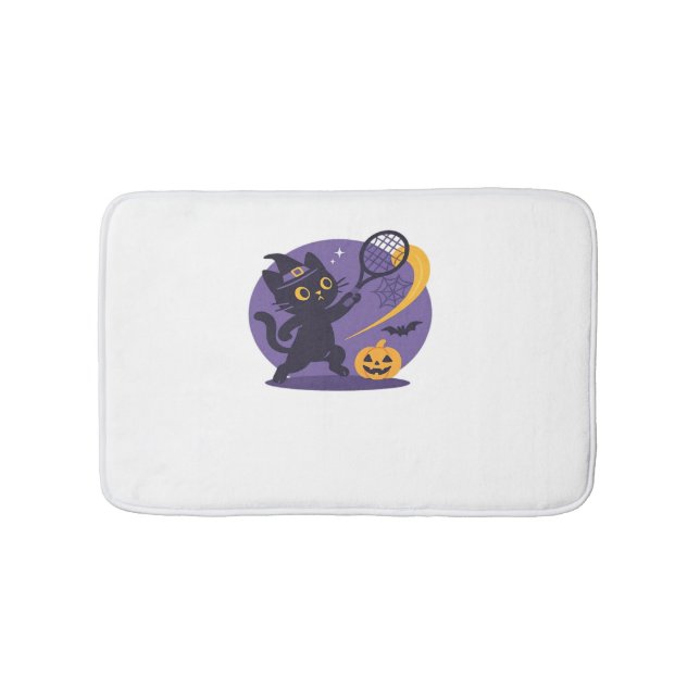 Tapis De Bain Black Cat Tennis Serve T-Shirt Essentiel (Devant)