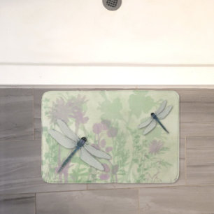 Tapis De Bain Bleu Dragonlies Bain Mat