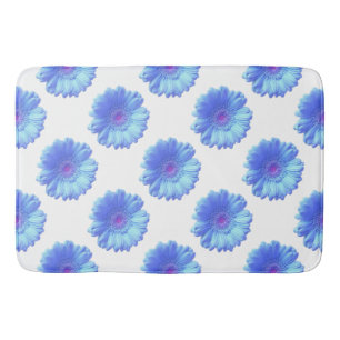 Tapis De Bain Bleu marguerite