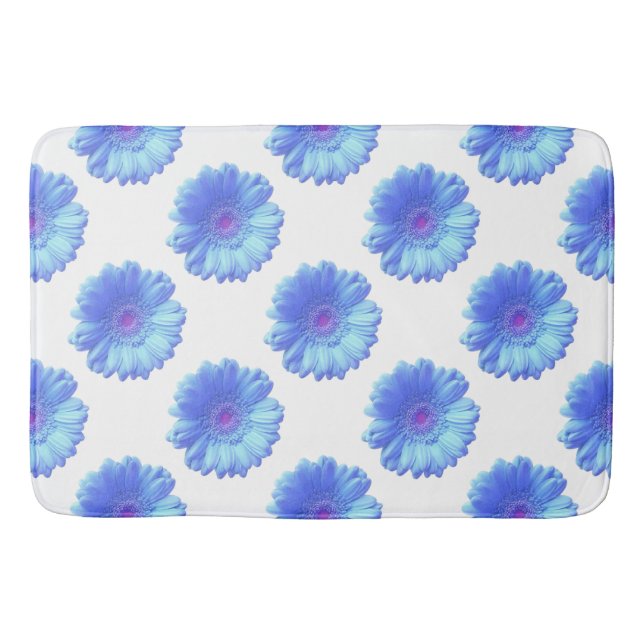 Tapis De Bain Bleu marguerite (Devant)