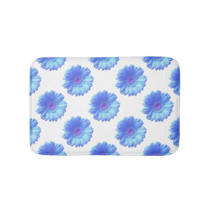 Tapis De Bain Bleu marguerite
