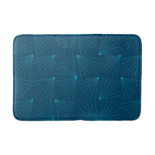 Tapis De Bain Bleu, moderne, simple concept de célébration de la