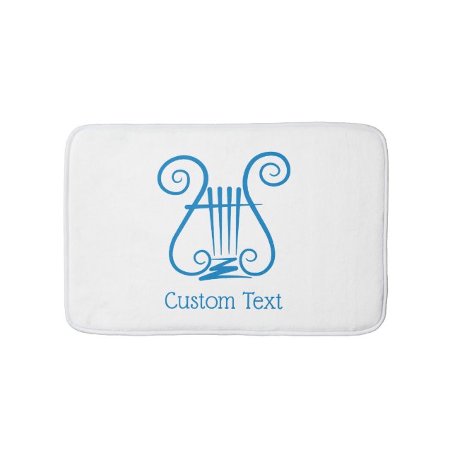 Tapis De Bain Blue Lyre (Devant)