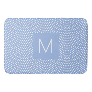 Tapis De Bain Blue Same Komon (peau de requin) Monogrammé