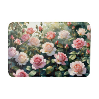 Tapis De Bain Blush Rose Garden Mat