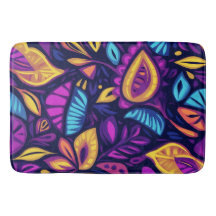 Boho floral Abstrait coloré 2