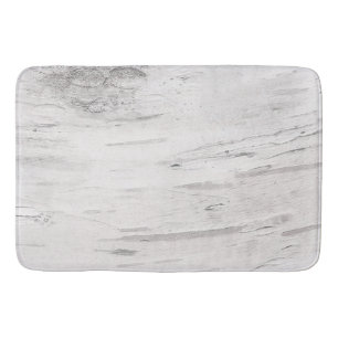 Tapis De Bain Bois de bouleau blanc rustique Pays Ferme Grange