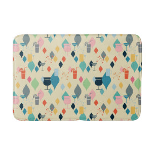 Tapis De Bain Boissons modernes de la moitié du siècle