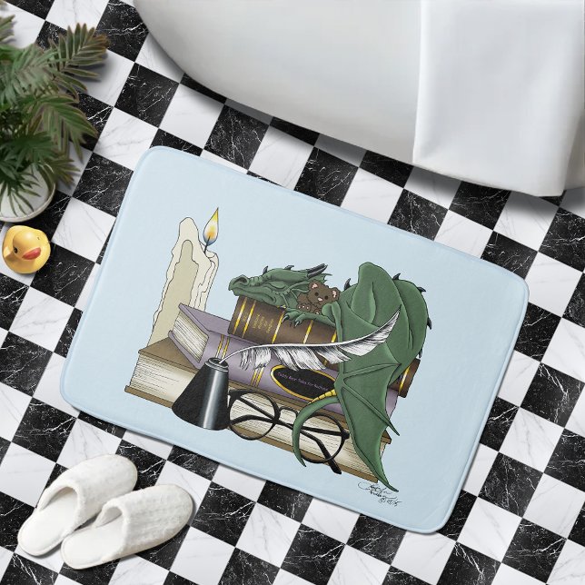 Tapis De Bain Boîtes de sommeil vertes Dragon (Créateur téléchargé)
