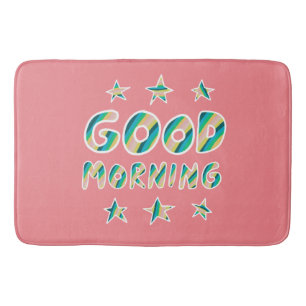 Tapis De Bain BON MATIN Coloré Cool & Fun Stripes