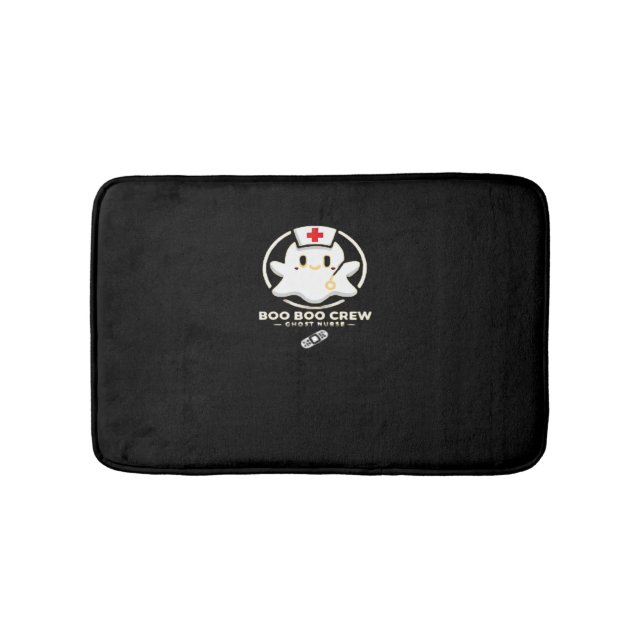 Tapis De Bain Boo Boo Crew Infirmière fantôme - Hallowe mignonne (Devant)