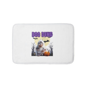 Tapis De Bain Boo Deng Moo Deng Cute Baby Pygmy Hippo Halloween