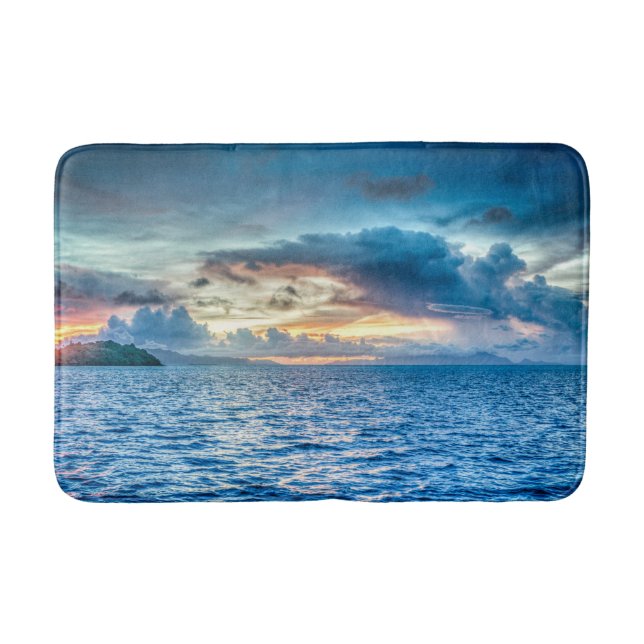 Tapis De Bain Bora Bora Ocean View Photographie (Devant)