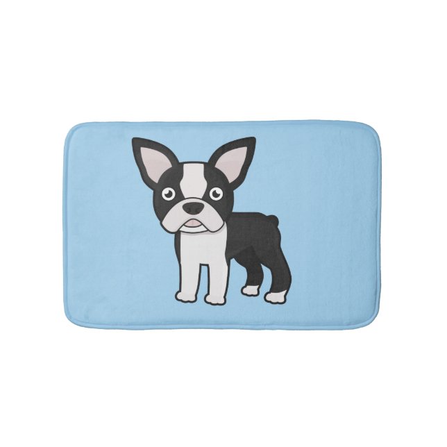 Tapis De Bain Boston mignon Terrier (Devant)