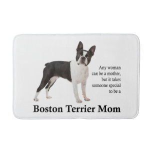 Tapis De Bain Boston Terrier Maman Bath Mat