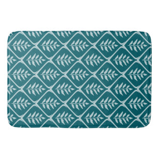 Tapis De Bain Botanique Turquoise minimaliste