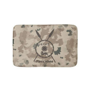 Tapis De Bain Bouclier Maccabee du désert et oreilles