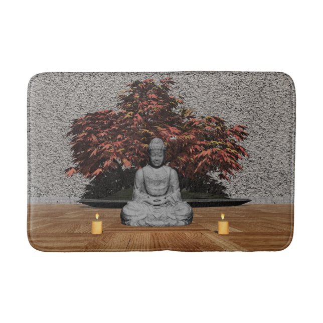 Tapis De Bain Bouddha dans une chambre - 3D rendent (Devant)