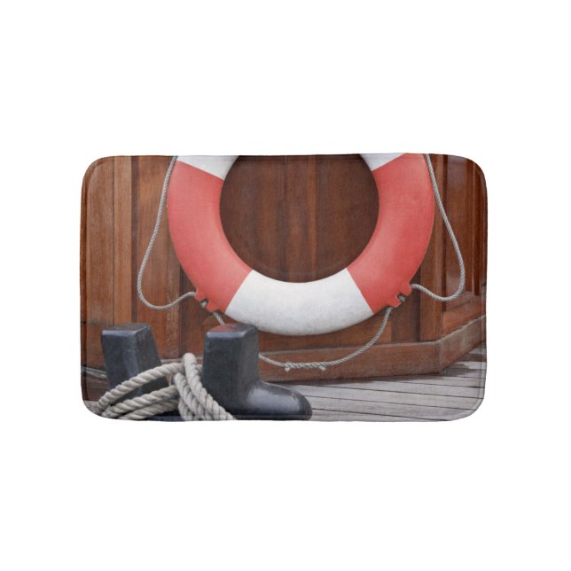 Tapis De Bain Bouée de sauvetage de bateaux (Devant)