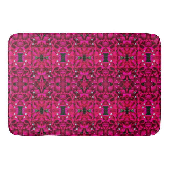 Tapis De Bain Bougainvillea Deep Pink Bath Mat (Devant)