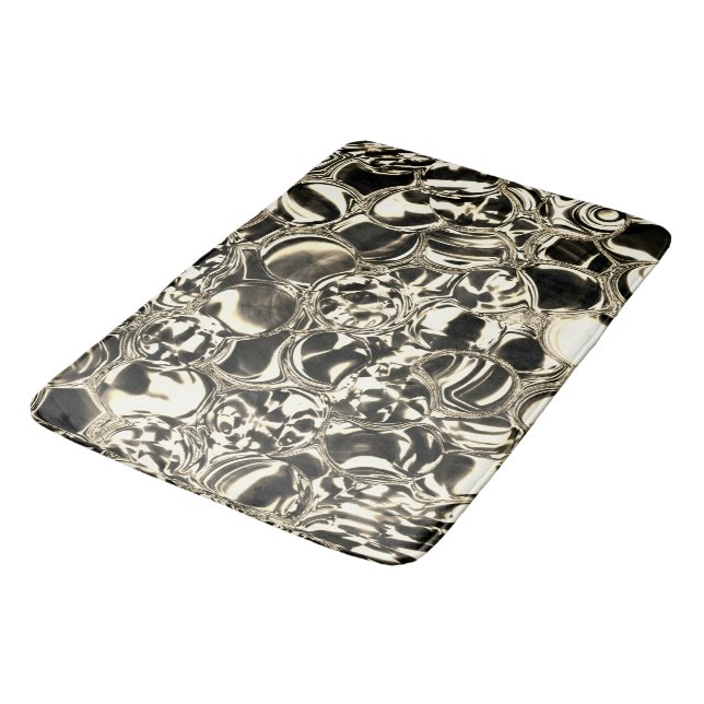 Tapis De Bain Boules d'or ou bulles de verre ? (Angle)