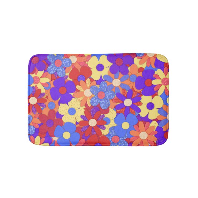 Tapis De Bain Bouquet bouillonnant Mat de bain (Devant)