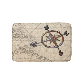 Tapis De Bain Boussole nautique