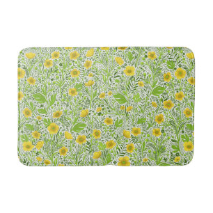 Tapis De Bain Boutons blancs