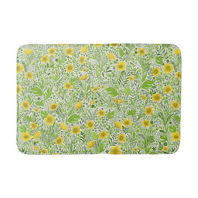 Tapis De Bain Boutons blancs (Devant)