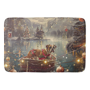 Tapis De Bain Boxer Christmas Festive Voyage