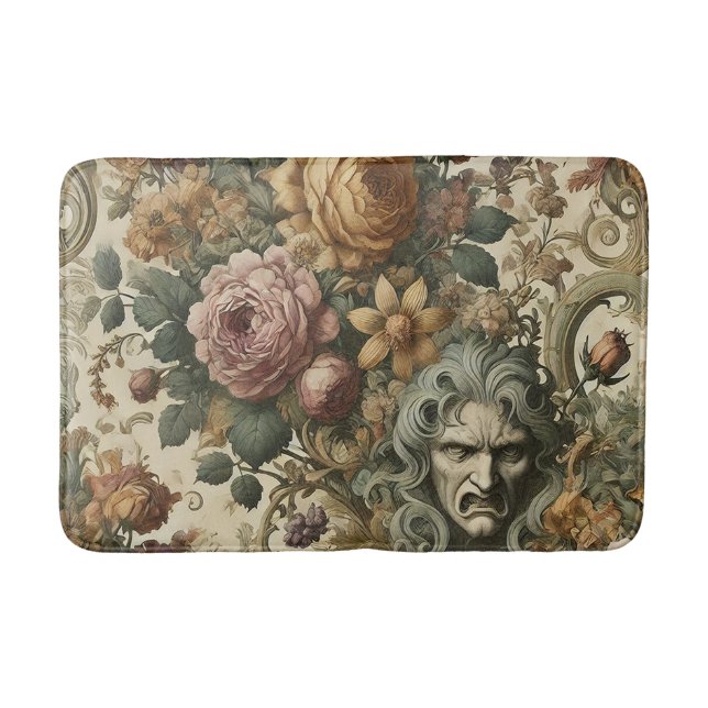 Tapis De Bain Brain Fog - Gothique Floral (Devant)