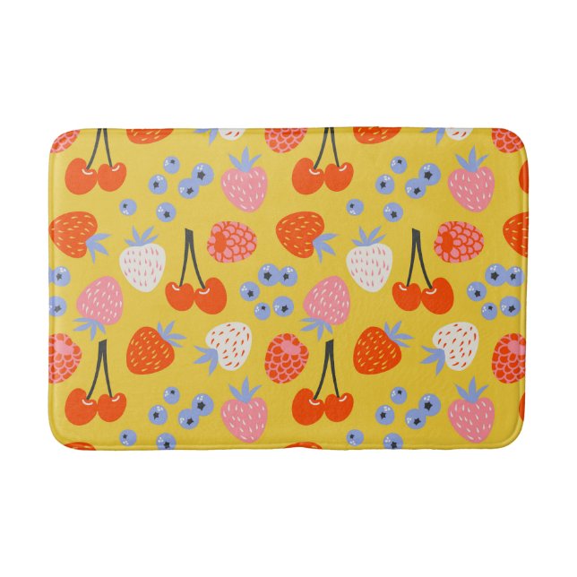 Tapis De Bain Bright Coloré Motif Fruit Berry (Devant)