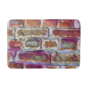 TAPIS DE BAIN BRIQUES