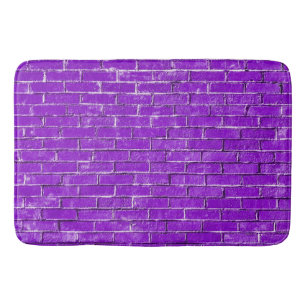 Tapis De Bain Briques violettes photo