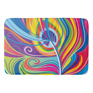 Tapis De Bain Brise de plume vibrante