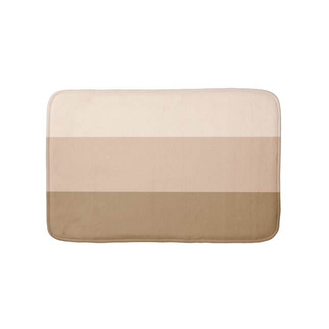 Tapis De Bain Brown Ombre strié (Devant)