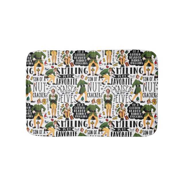 Tapis De Bain Buddy le Motif de devis Elf (Devant)