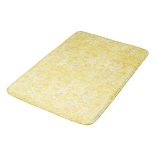 Tapis De Bain Bulles et courants océaniques Mat de bain jaune