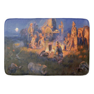 Tapis De Bain C M Russell Laugh tue Lonesome Ouest