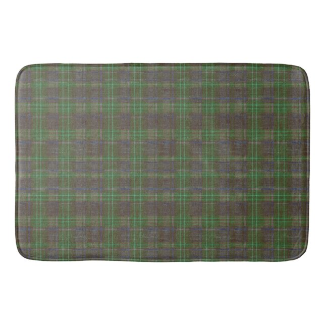 Tapis De Bain Cabin Forest Green Tartan (Devant)