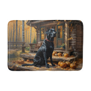 Tapis De Bain Cabine du journal de l'extracteur Black Labrador A