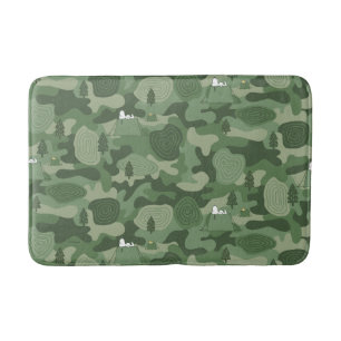 Tapis De Bain cacahuètes Camouflage Snoopy & Woodstock